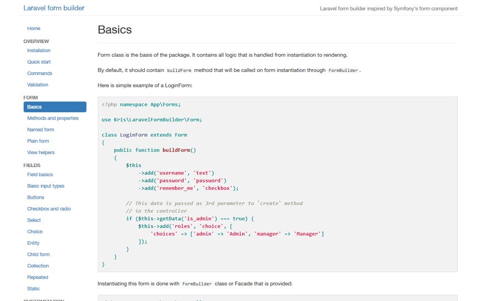 100+ Best Collection of Web Form Builders 84 Laravel 5 Form Builder