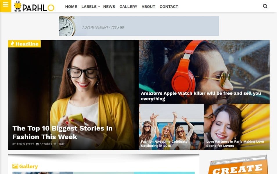 150+ Free Responsive Magazine Style Blogger Templates 2025 48 Parhlo Responsive Blogger Template