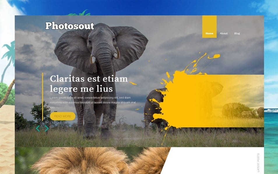 300+ Best Free Responsive Blogger Templates 2025 408 Photosout Responsive Blogger Template