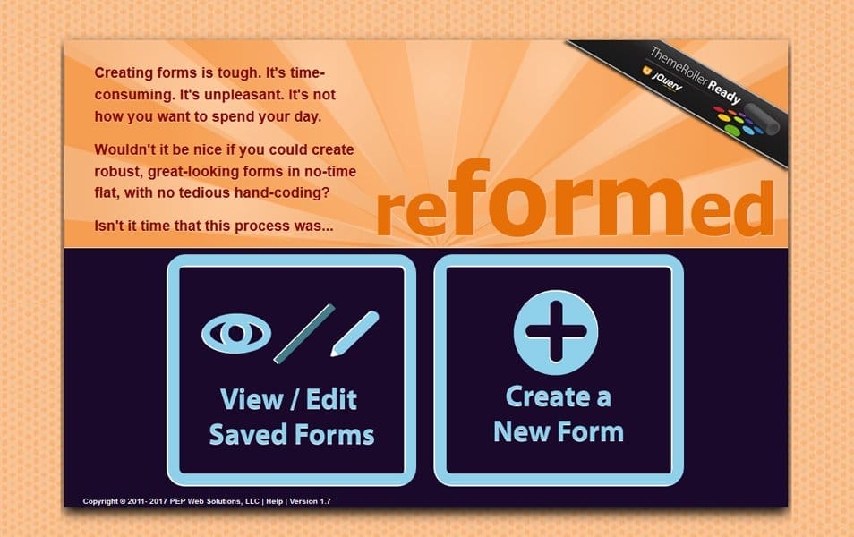 Reformed Form Builder