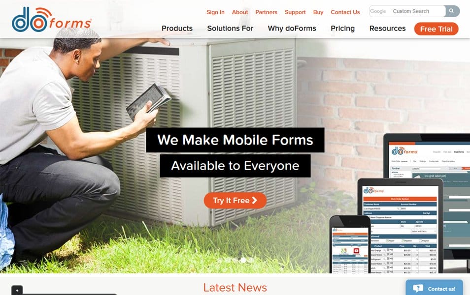 100+ Best Collection of Web Form Builders 97 doForms
