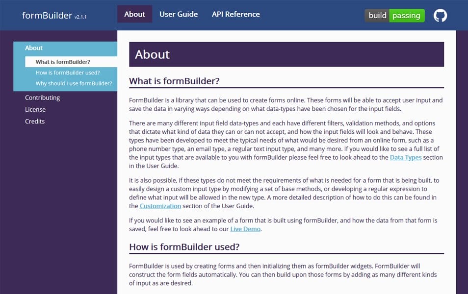 100+ Best Collection of Web Form Builders 48 formBuilder.js