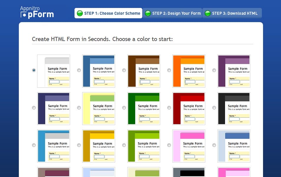 100+ Best Collection of Web Form Builders 68 pForm
