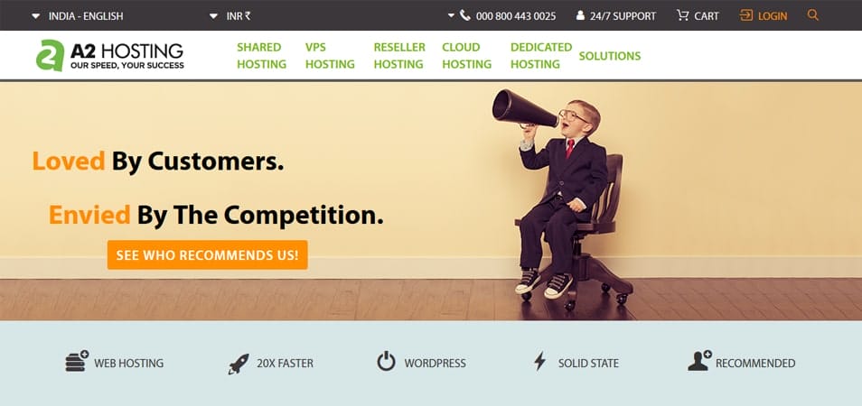 Top 10 Best WordPress Hosting Providers 4 A2 Hosting