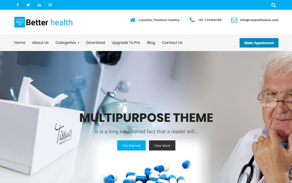 25+ Best Free Multipurpose WordPress Themes 2025 9 Better Health