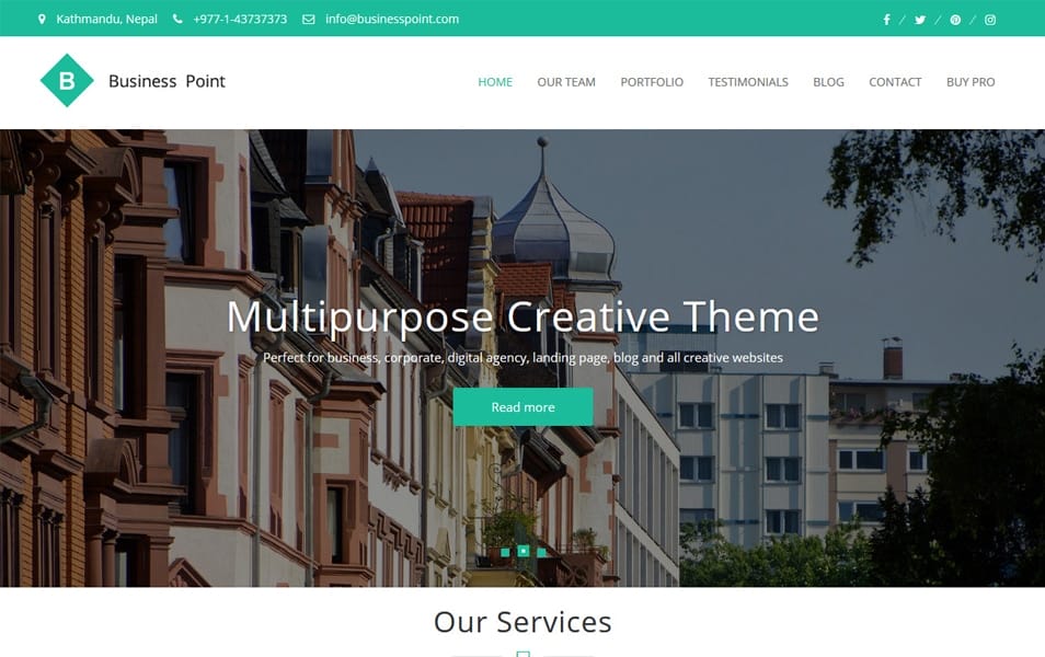 25+ Best Free Multipurpose WordPress Themes 2025 17 Business Point