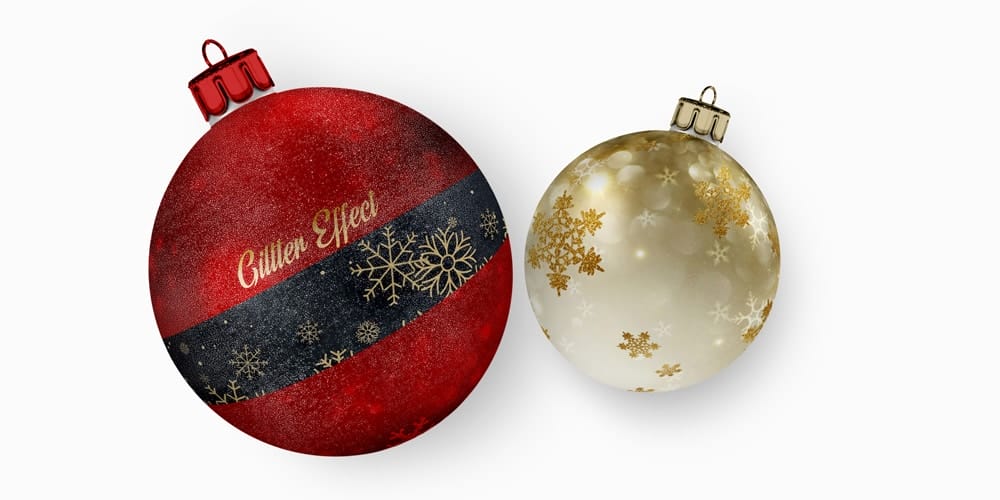 Free Scene Creators and Mockups for Christmas Greetings 38 Christmas Ball Mockup