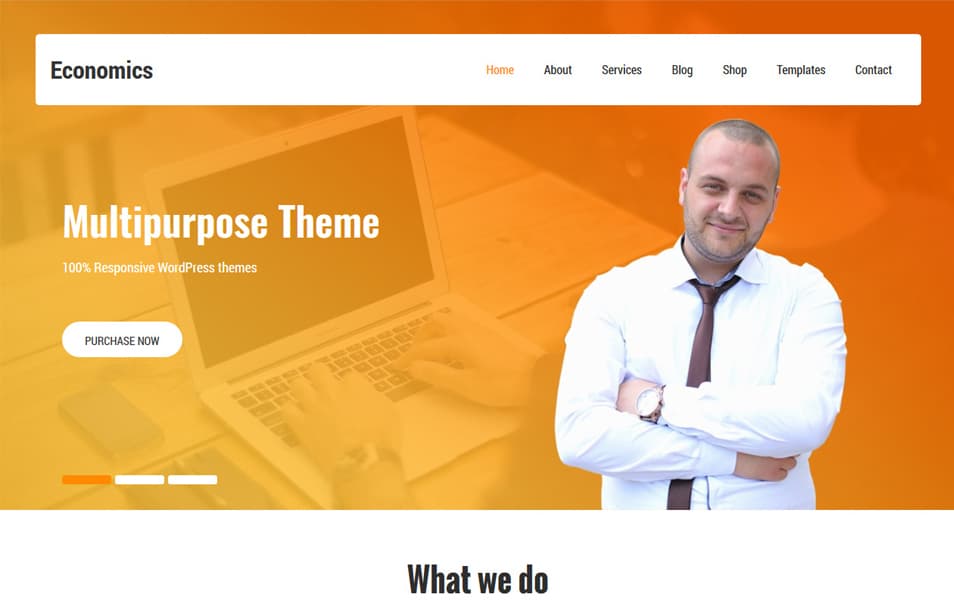 25+ Best Free Multipurpose WordPress Themes 2025 12 Economics
