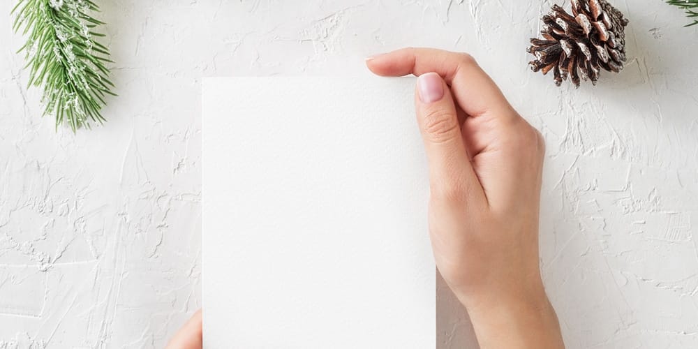 Free Scene Creators and Mockups for Christmas Greetings 89 Free Christmas Greeting Card Mockup PSD