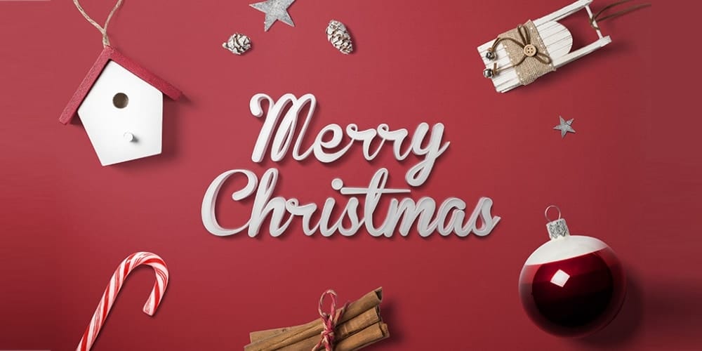 Free Scene Creators and Mockups for Christmas Greetings 12 Free Christmas Mockup Scene PSD