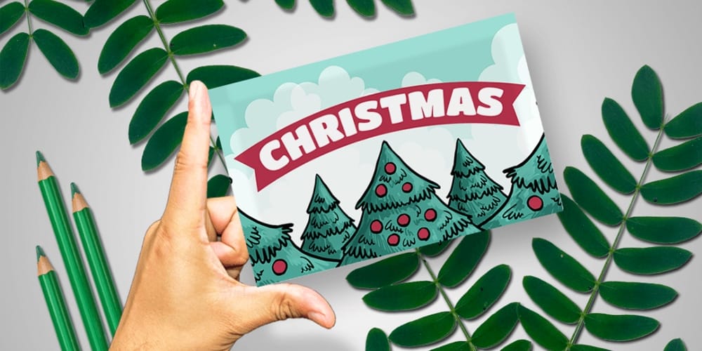 Free Scene Creators and Mockups for Christmas Greetings 109 Christmas Greetings