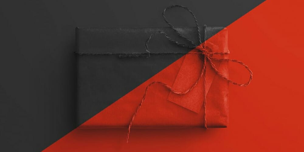 Free Scene Creators and Mockups for Christmas Greetings 52 Gift Box and Tag Mockup