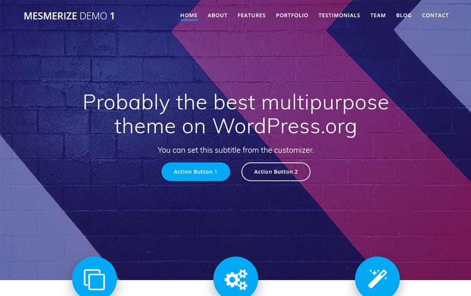 25+ Best Free Multipurpose WordPress Themes 2025 6 Mesmerize