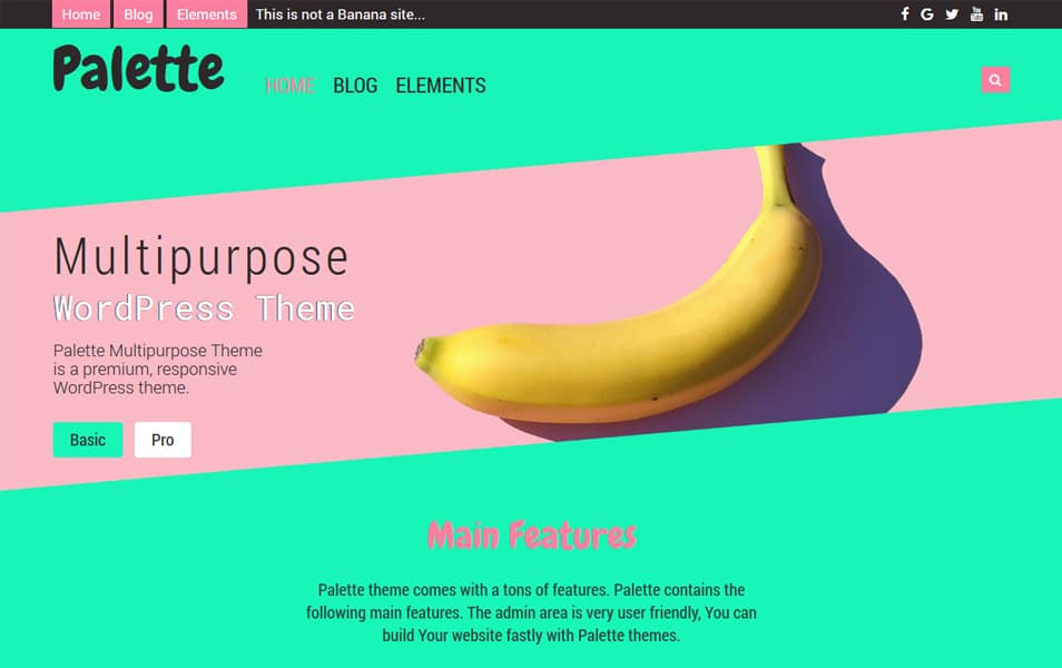 25+ Best Free Multipurpose WordPress Themes 2025 23 Palette