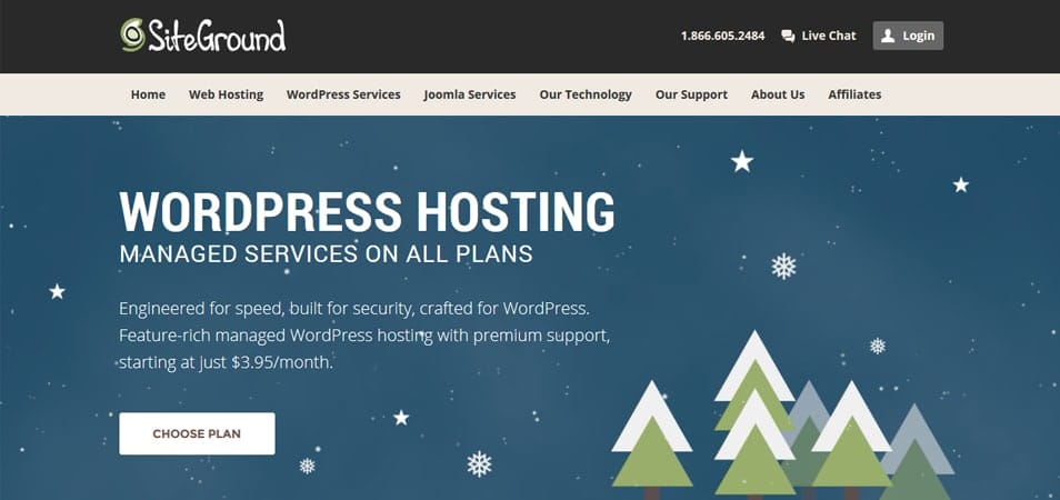 Top 10 Best WordPress Hosting Providers 2 SiteGround