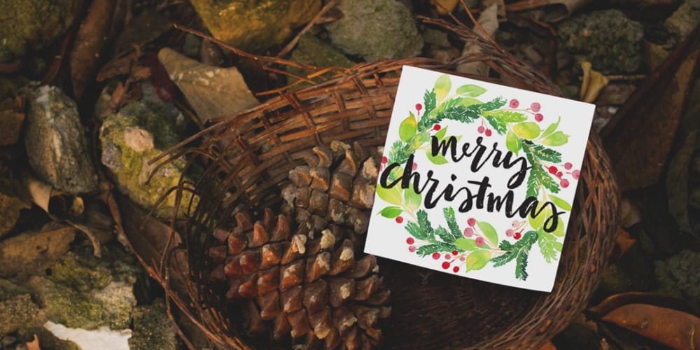 Free Scene Creators and Mockups for Christmas Greetings 97 Christmas Greetings