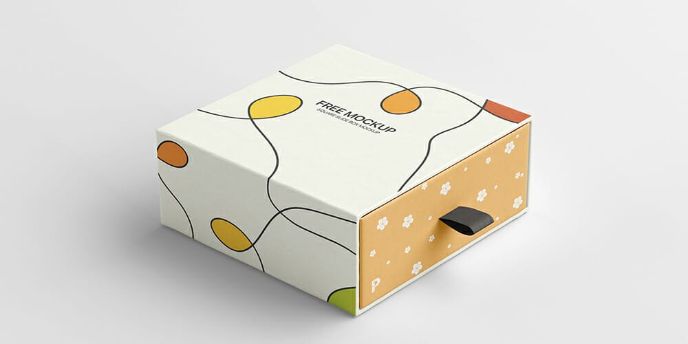 Free Scene Creators and Mockups for Christmas Greetings 49 Square Slide Box Mockup