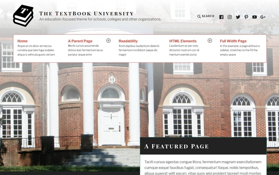 300+ Best Responsive WordPress Themes 83 TextBook