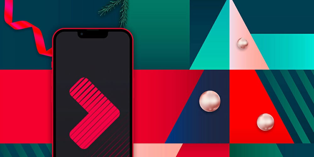 Free Scene Creators and Mockups for Christmas Greetings 88 iPhone 13 Christmas Mockup