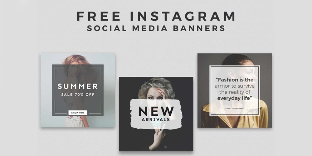 100+ Best Instagram Post Templates to Gain More Followers 134 Free Instagram Social Media Banner Templates PSD