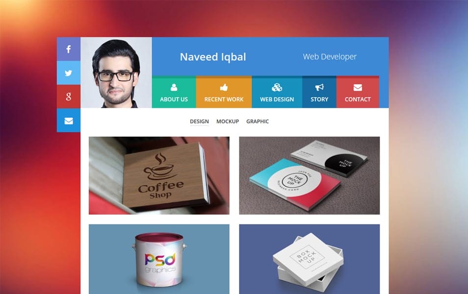 300+ Best Free Responsive Blogger Templates 2025 281 Fredy Portfolio Blogger Template