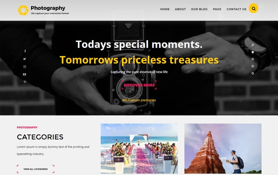 100+ Free Photography WordPress Themes 2024 13 TS Photography