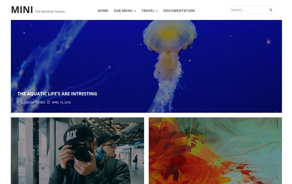 300+ Best Free Responsive Blogger Templates 2025 119 Mini Responsive Blogger Template