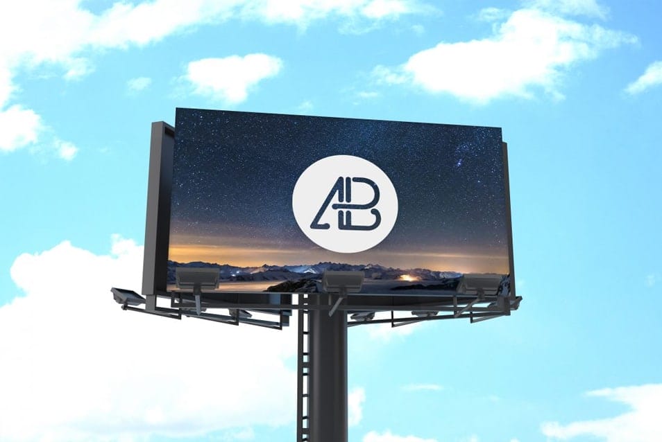 Free Billboard Mockup 2 Free Billboard Mockup