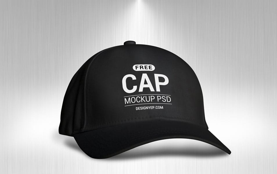 Free Cap Mockup PSD 2 Free Cap Mockup PSD