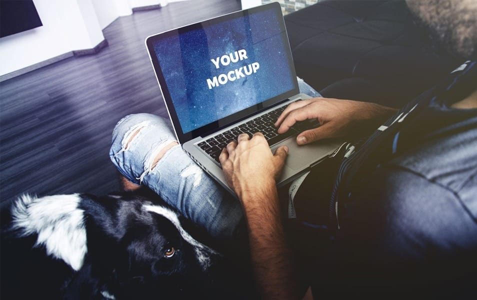 Free Macbook Pro 13-Inch Mockup 2 Free Macbook Pro 13-Inch Mockup