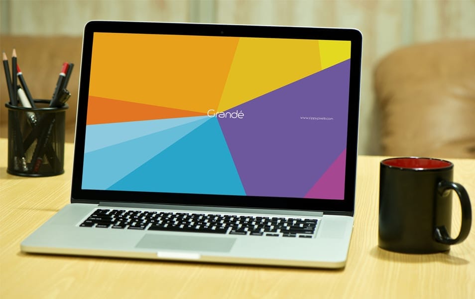 Free Photorealistic Device Mockup of Macbook Pro 2 Free Photorealistic Device Mockup of Macbook Pro