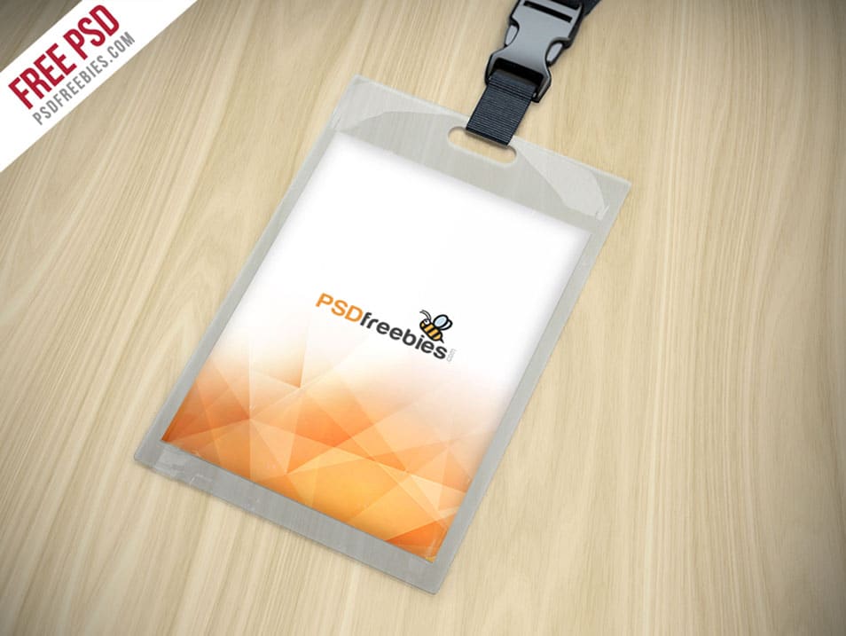 Identity Card Holder Mockup Free PSD 2 Identity Card Holder Mockup Free PSD