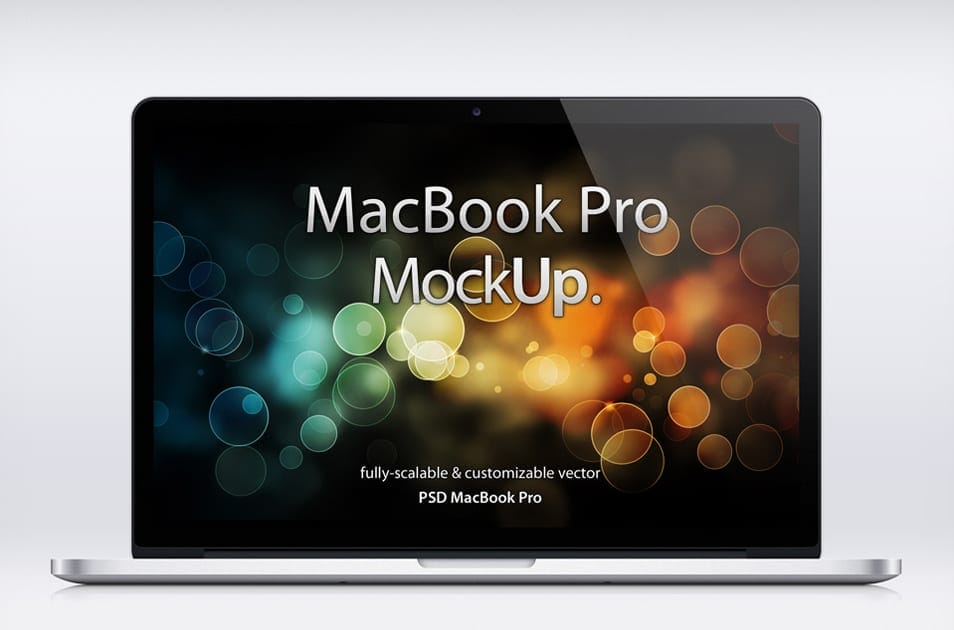 MacBook Pro Retina PSD Mockup 2 MacBook Pro Retina Psd Mockup