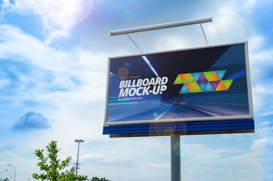 Free PSD Billboard Mockup 2 Free PSD Billboard Mockup