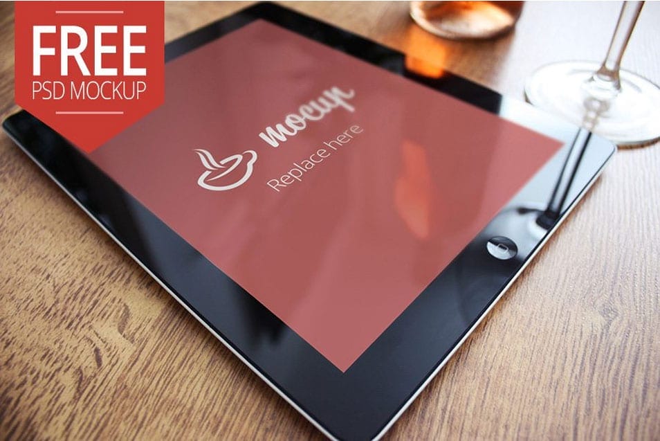 Free iPad 2 Black Mockup 2 Free iPad 2 Black Mockup