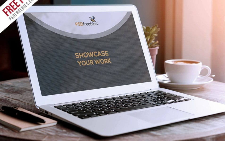 Macbook Air Mockup PSD 2 Macbook Air Mockup PSD