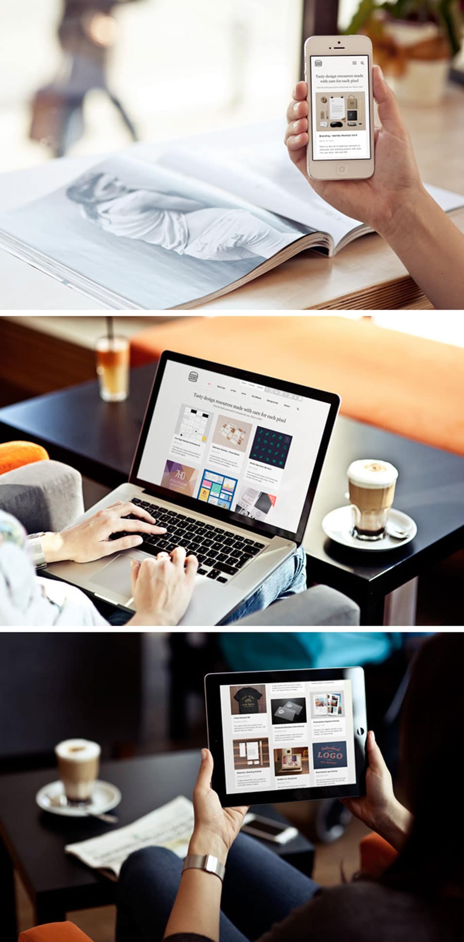 Photo MockUps – iPhone, iPad & MacBook 2 Photo MockUps – iPhone, iPad & MacBook
