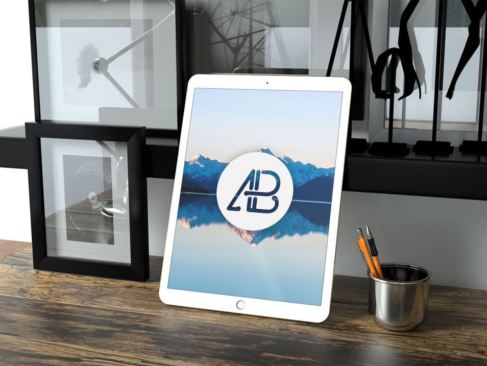 Realistic 12.9 Inch iPad Pro Mockup 2 Realistic 12.9 Inch iPad Pro Mockup