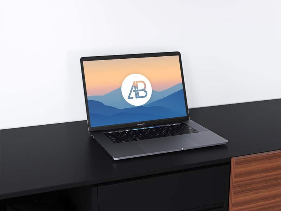 Realistic Space Grey MacBook Pro Mockup 2 Realistic Space Grey MacBook Pro Mockup