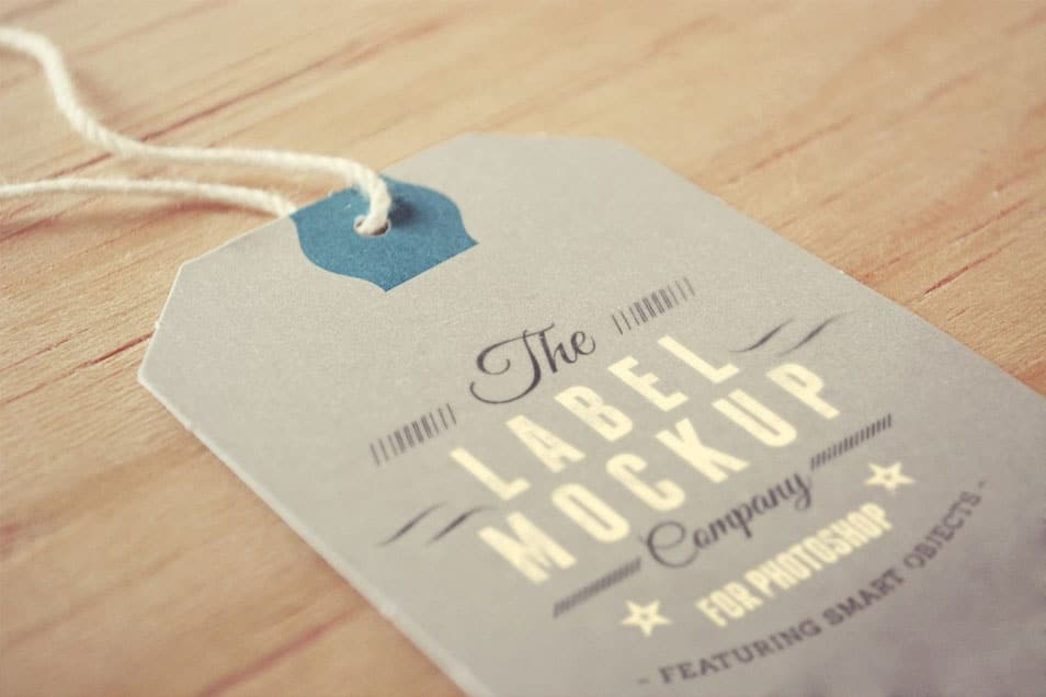 Tag / Label Logo Mockup 2 Tag / Label Logo Mockup