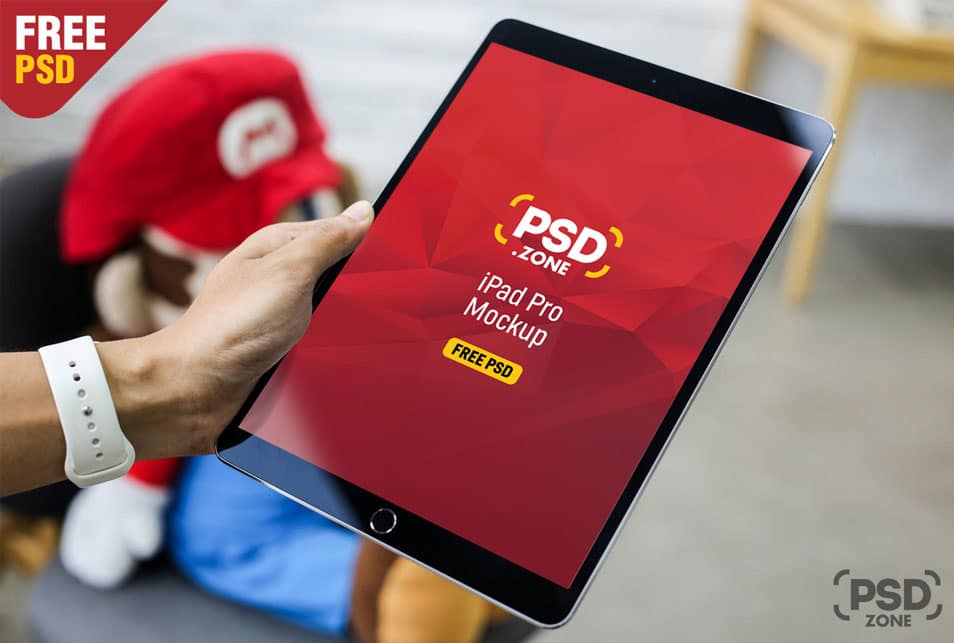 iPad Pro Mockup Free PSD 2 iPad Pro Mockup Free PSD