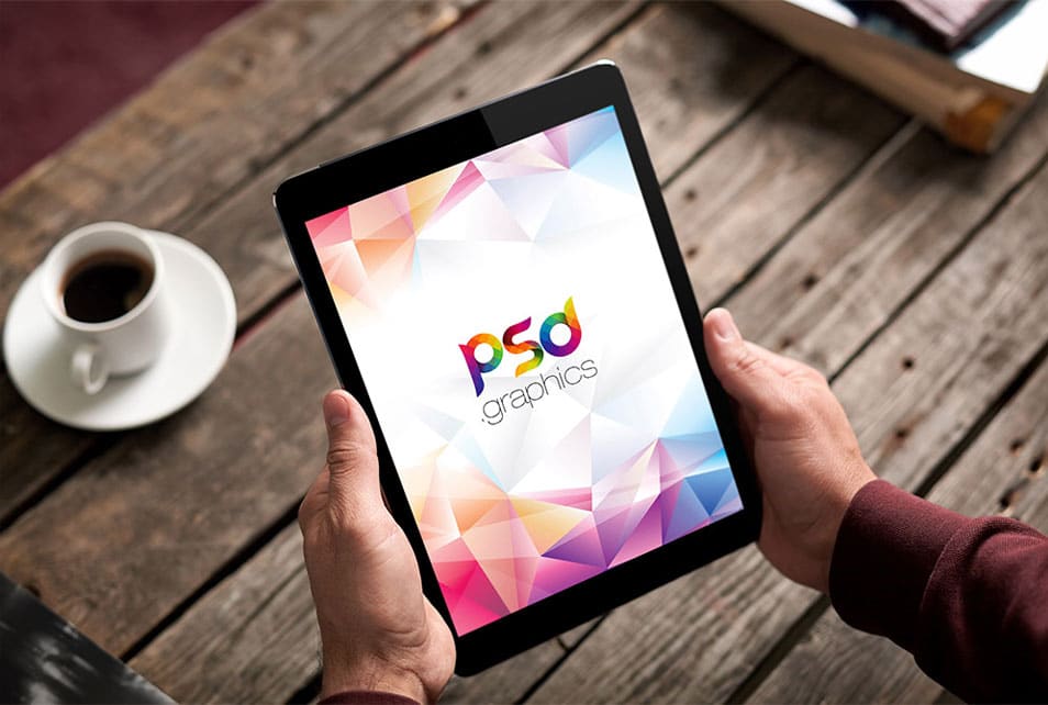 iPad in Hand Mockup Free PSD 2 iPad in Hand Mockup Free PSD