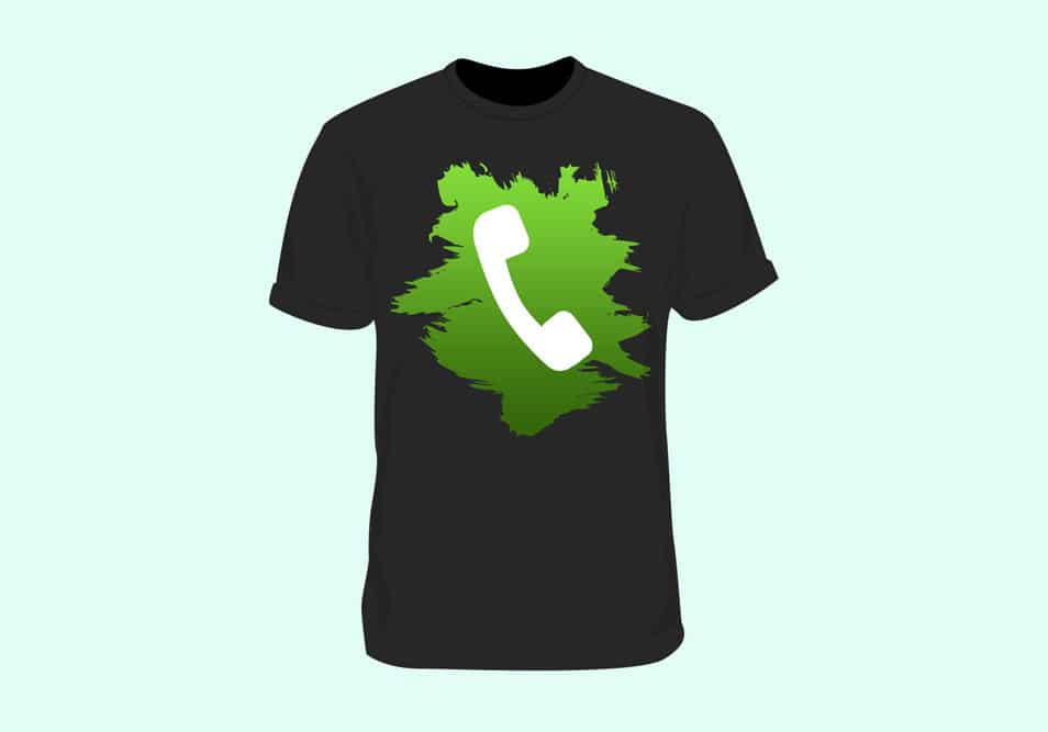 Blank T-Shirt Mockup Template 2 Blank T-Shirt Mockup Template