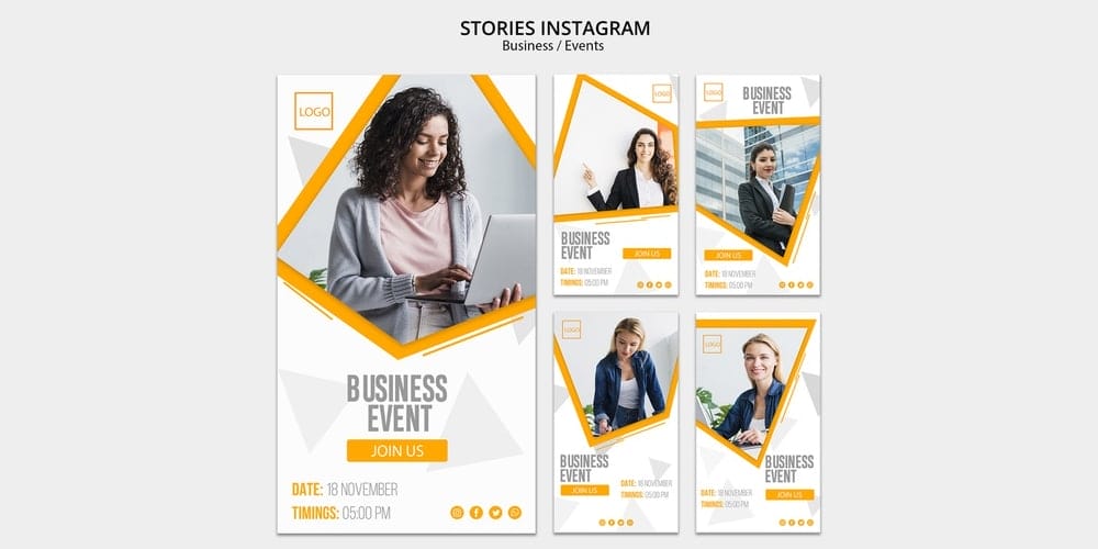100+ Best Instagram post Templates to Gain More Followers 188 Business online design for instagram stories