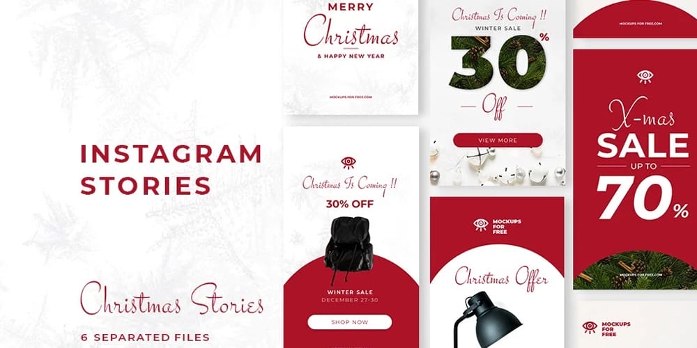 100+ Best Instagram Post Templates to Gain More Followers 276 Christmas Instagram Stories Template