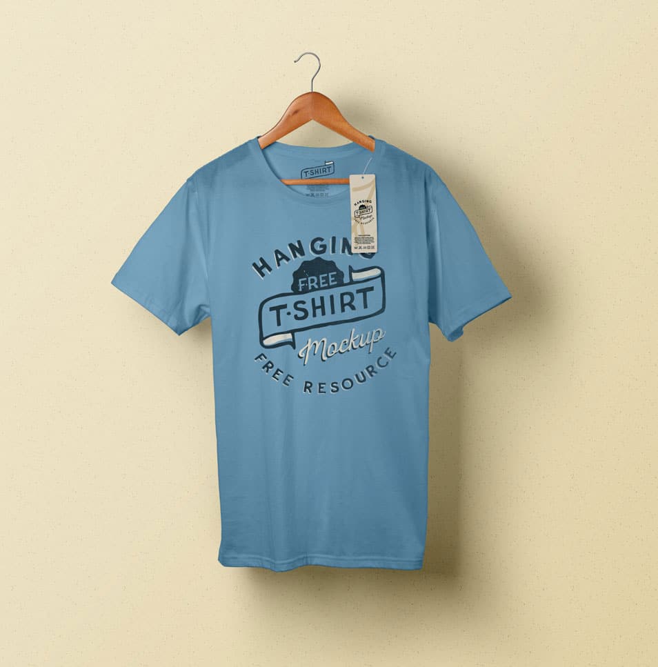 Classic PSD T-shirt Mockup 2 Classic PSD T-shirt Mockup