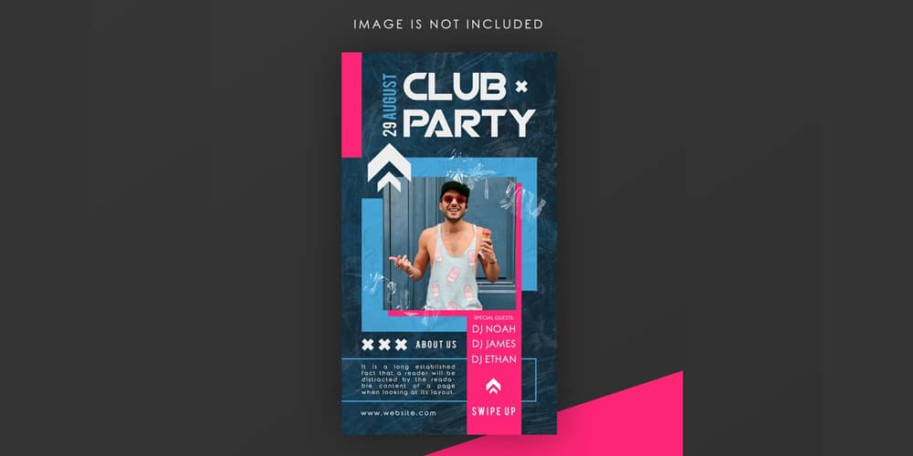 100+ Best Instagram Post Templates to Gain More Followers 216 Club Party Instagram Story Template