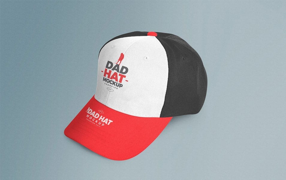 Customizable Free Dad Hat Mockup PSD 2 Customizable Free Dad Hat Mockup PSD