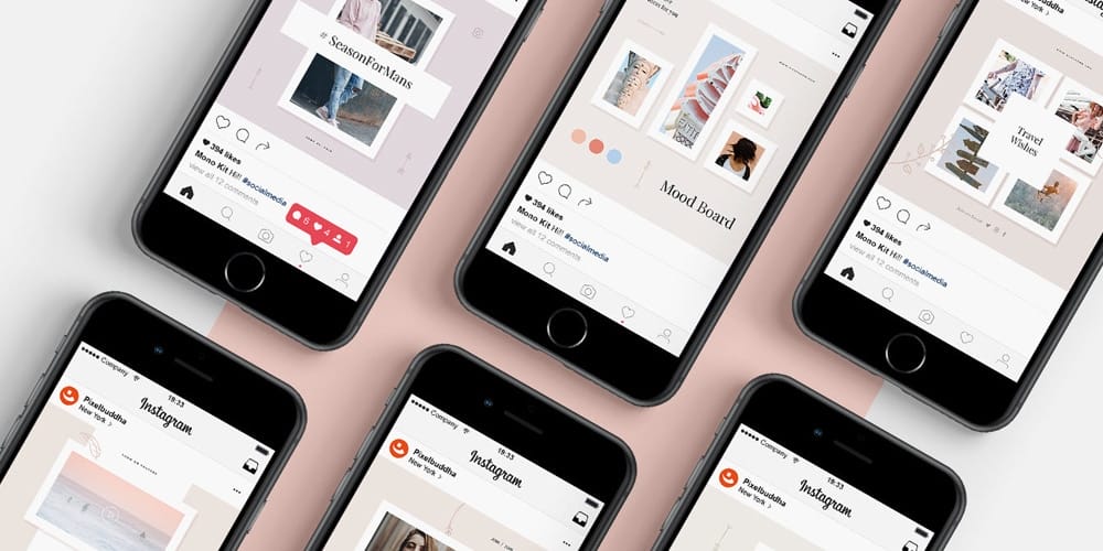 100+ Best Instagram Post Templates to Gain More Followers 123 Elly Instagram Templates PSD