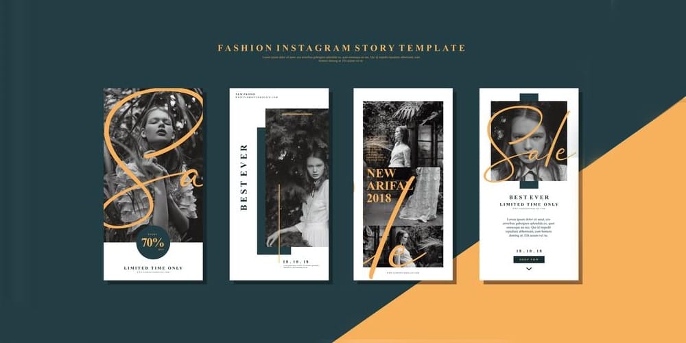 100+ Best Instagram Post Templates to Gain More Followers 260 Fashion Instagram Template Vector